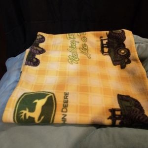 John deere plush pillowcase